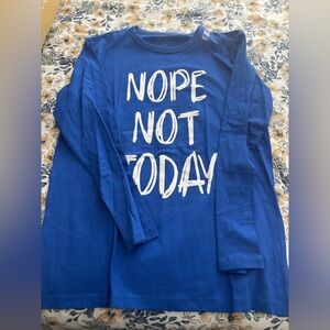 The Children's Place Blue Long Sleeve Tee with Graphic Print